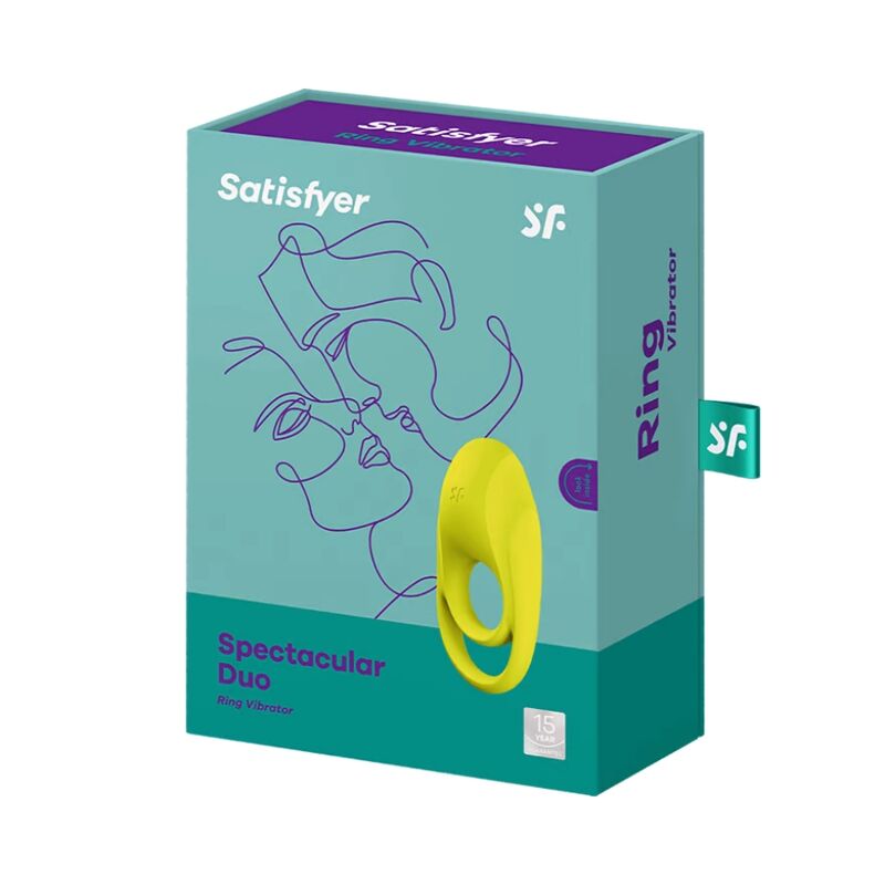 SATISFYER - Spectacular Duo Vibrerende penisring med klitorisstimulator