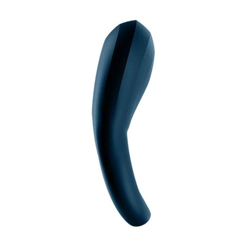 SATISFYER - Duo Vibrerende Penisring Blå