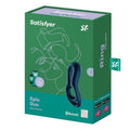 SATISFYER - Duo Vibrerende Penisring Blå