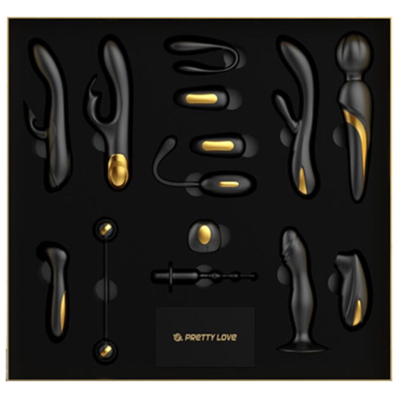 PRETTY LOVE - Queens Luxury Knipekule-sett