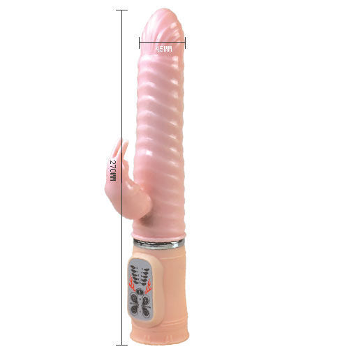 BAILE - Heat Fire Bunny Rabbitvibrator med Varme 10 Funksjoner