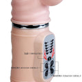 BAILE - Heat Fire Bunny Rabbitvibrator med Varme 10 Funksjoner
