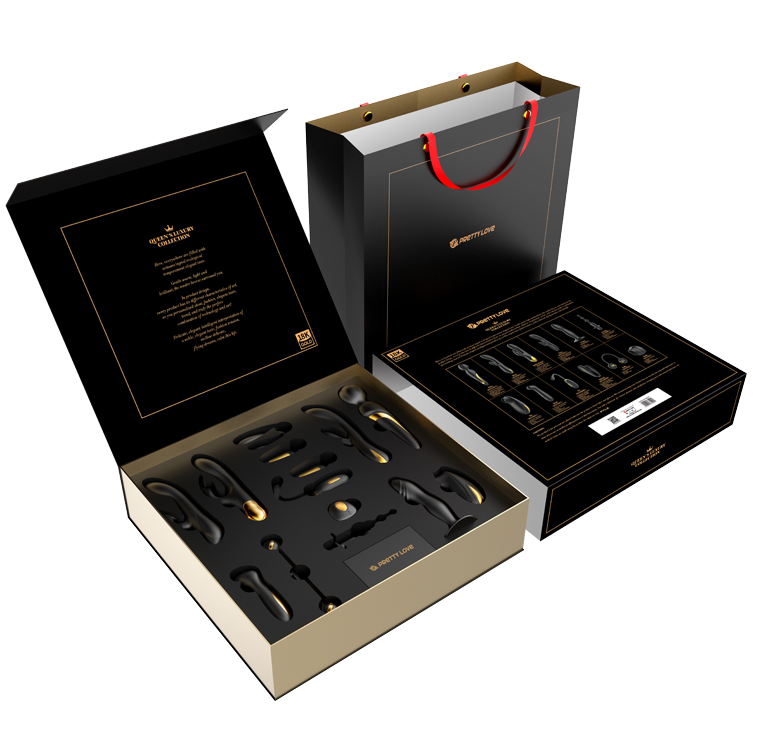 PRETTY LOVE - Queens Luxury Knipekule-sett