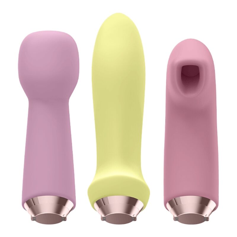 SATISFYER - Marvelous Four Vibrator- og lufttrykk-sett