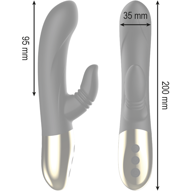 IBIZA - Rabbitvibrator med slikkefunksjon