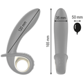 IBIZA - Oppblåsbar anal/vaginal vibrator med fjernkontroll