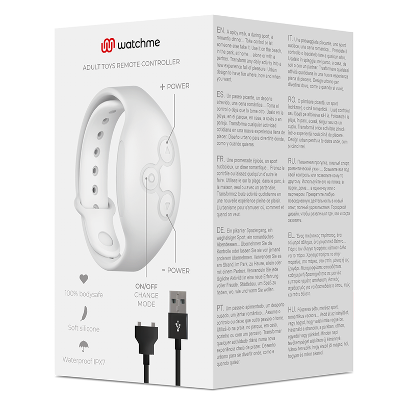 WATCHME - Wireless Technology Fjernkontroll-klokke Jet Black