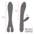 BRILLY GLAM - Erik Vibrator med WatchMe-fjernkontroll