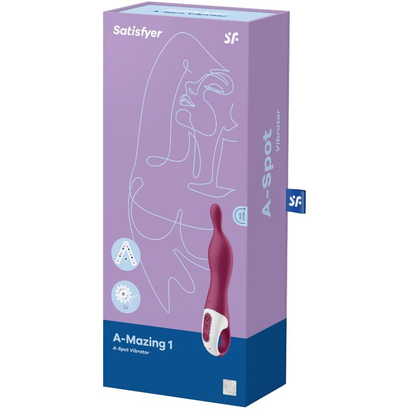 SATISFYER - A-Mazing 1 A-punktsvibrator Bær