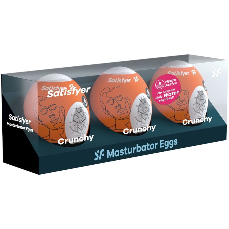 SATISFYER - Masturbator-egg 3-pk