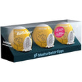 SATISFYER - Masturbator-egg 3-pakning Fierce