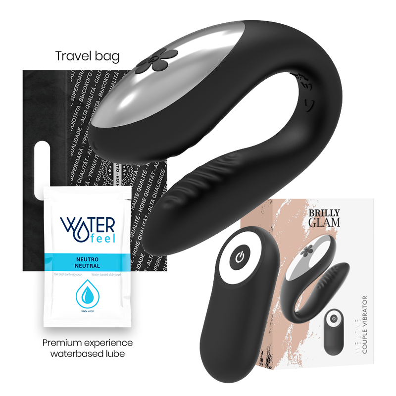 BRILLY GLAM - We Love Parvibrator med Fjernkontroll