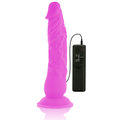DIVERSIA - Fleksibel Vibrerende Dildo Lilla 21 cm