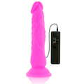 DIVERSIA - Fleksibel Vibrerende Dildo Lilla 21 cm