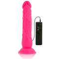 DIVERSIA - Fleksibel vibrerende dildo Rosa 21 cm
