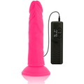 DIVERSIA - Fleksibel Vibrerende Dildo Rosa 23 cm