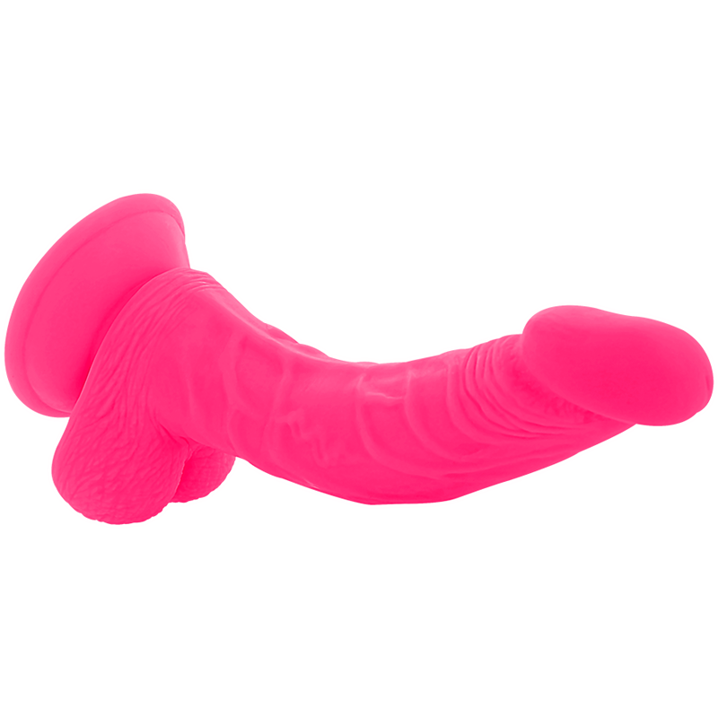 DIVERSIA - Fleksibel vibrerende dildo med fjernkontroll Rosa 21,5 cm