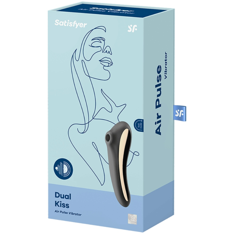 SATISFYER - Dual Kiss Lufttrykksvibrator