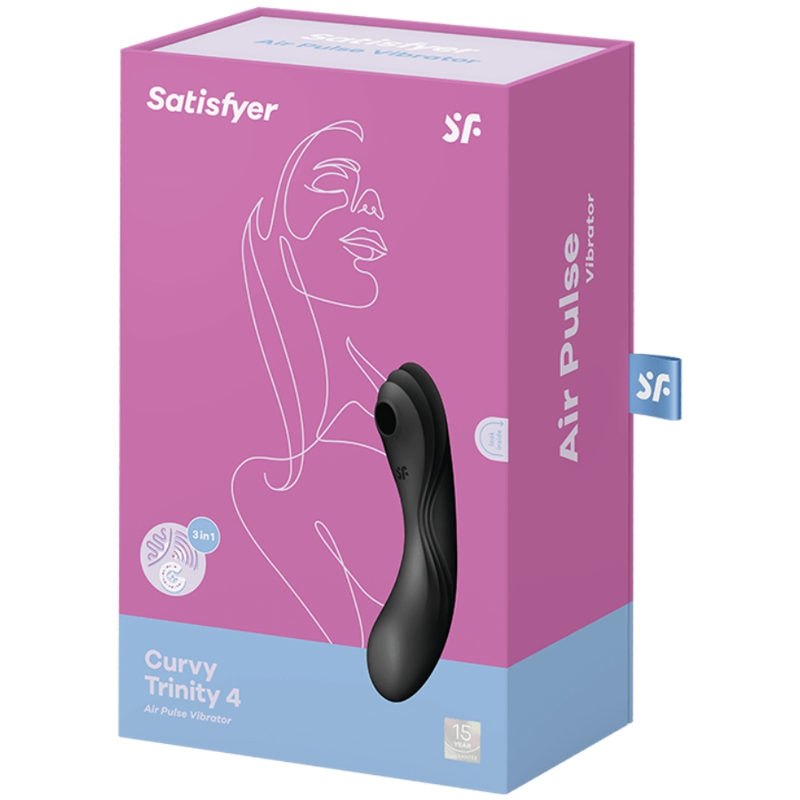 SATISFYER - Curvy Trinity 4 Lufttrykksvibrator