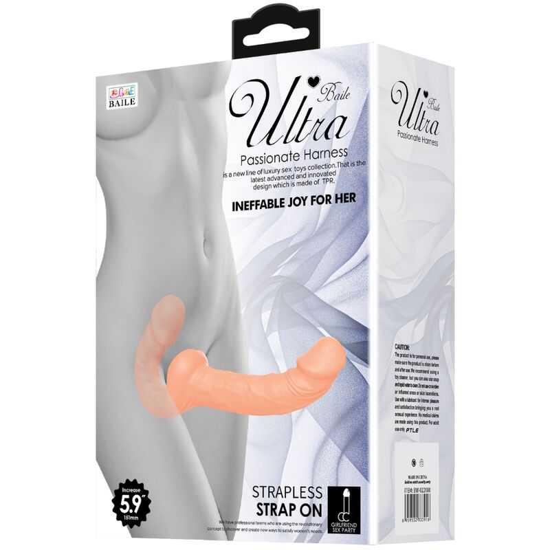 BAILE - Ultra Passionate Dobbeltsidig dildo Naturlig