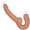 BAILE - Ultra Passionate Dobbeltsidig dildo Naturlig