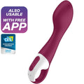 SATISFYER - Hot Spot App-styrt G-punktsvibrator med varme
