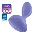 SATISFYER - Sweet Seal Vibrerende Analplugg med App Lilla