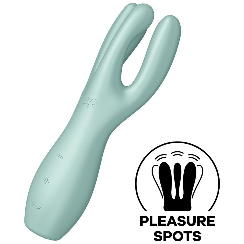 SATISFYER - Threesome 3 Klitorisvibrator Mynte