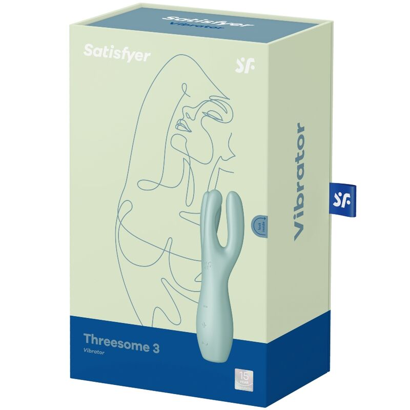 SATISFYER - Threesome 3 Klitorisvibrator Mynte