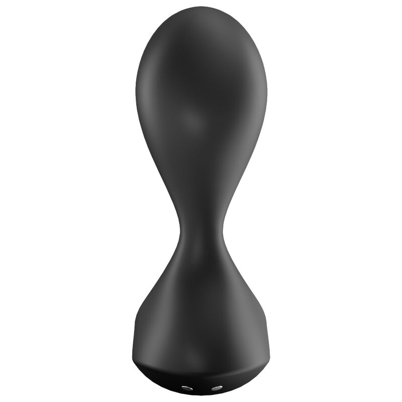 SATISFYER - Sweet Seal Vibrerende analplugg med app Sort
