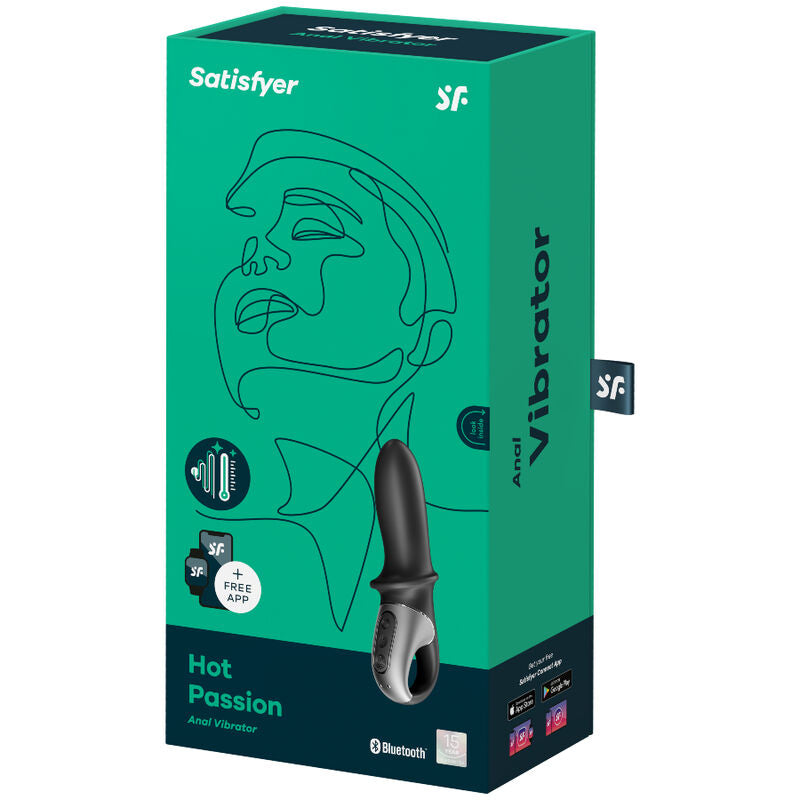 SATISFYER - Hot Passion Analvibrator med varme og app