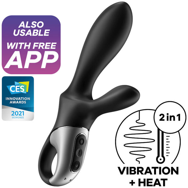 SATISFYER - Heat Climax+ Analvibrator med varme og app