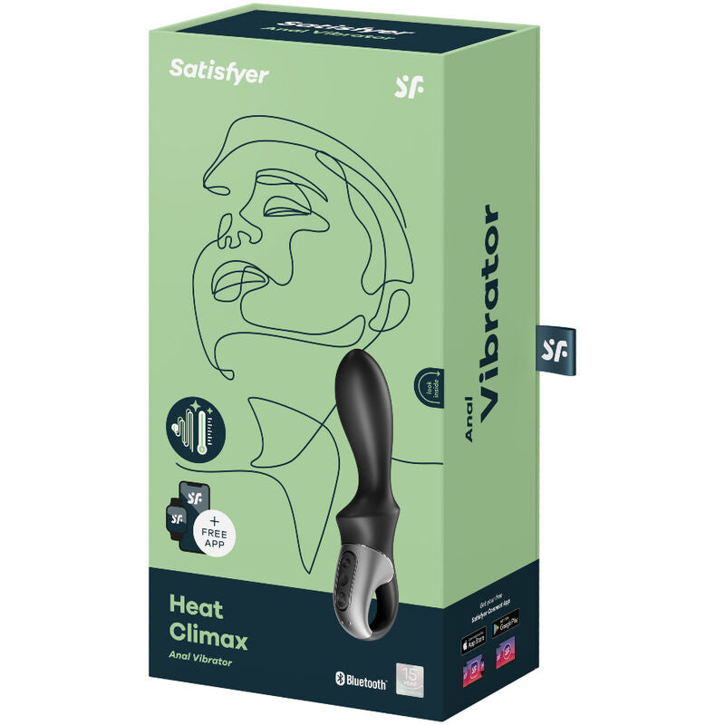 SATISFYER - Heat Climax Analvibrator med app og varme