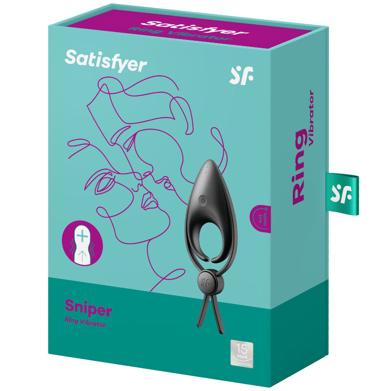 SATISFYER - Sniper Vibrerende penisring
