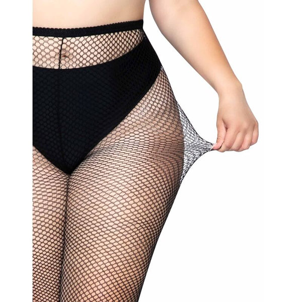LEG AVENUE - Nettingstrømpebukse Plus Size