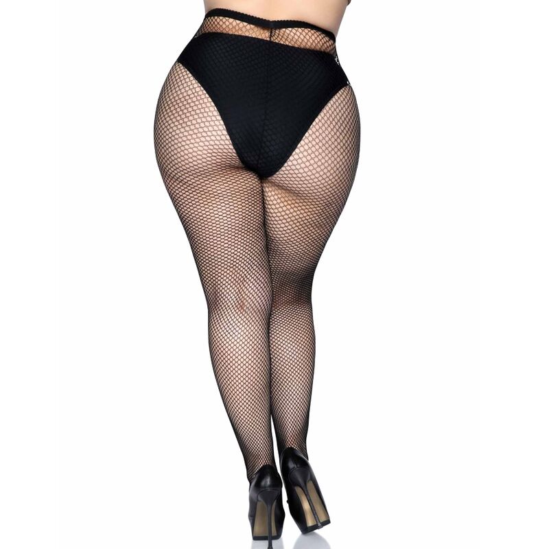 LEG AVENUE - Nettingstrømpebukse Plus Size