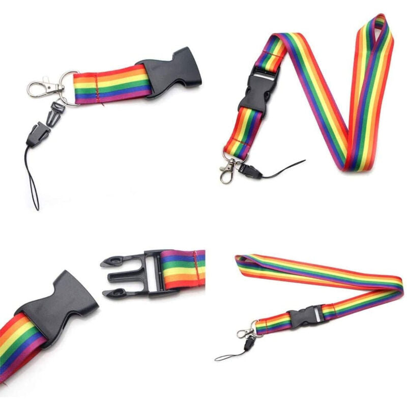 PRIDE - LGBT-flagg Nøkkelbånd