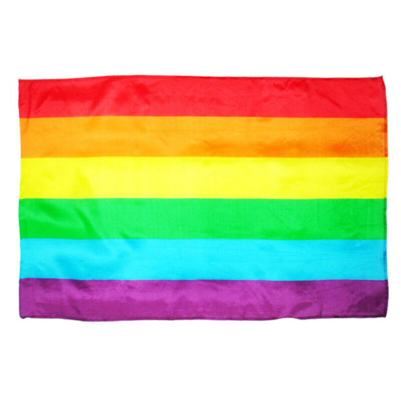 PRIDE - LGBT-flagg Stort 90 × 140 cm