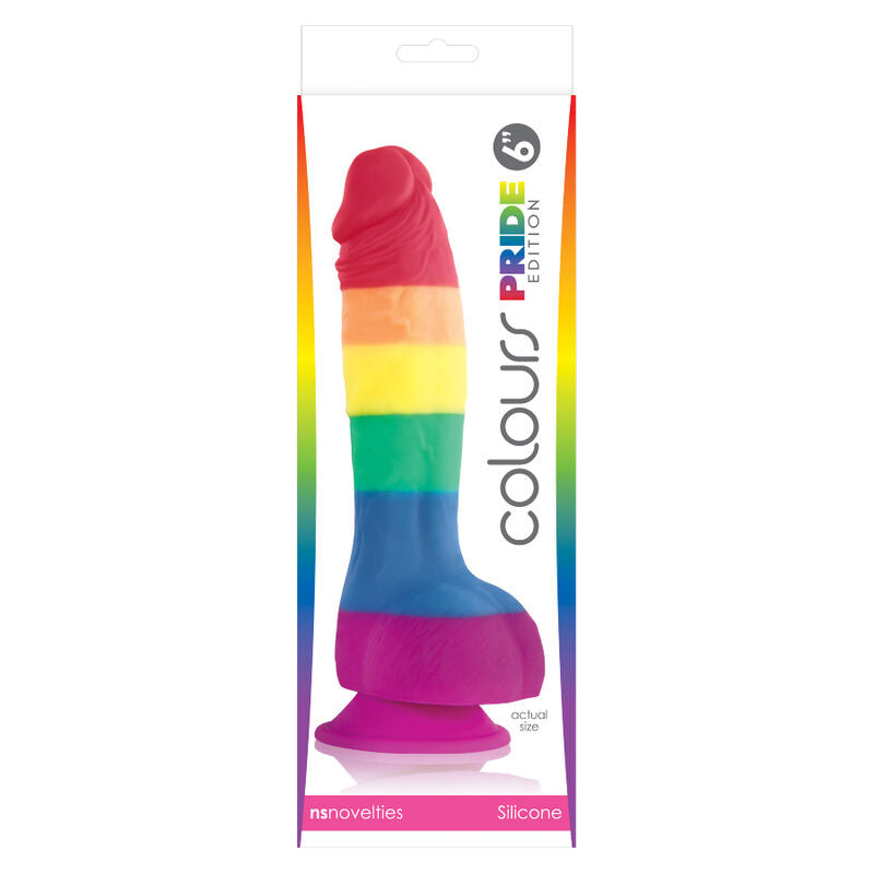 PRIDE - LGBT Flag Dildo med sugekopp 15 cm