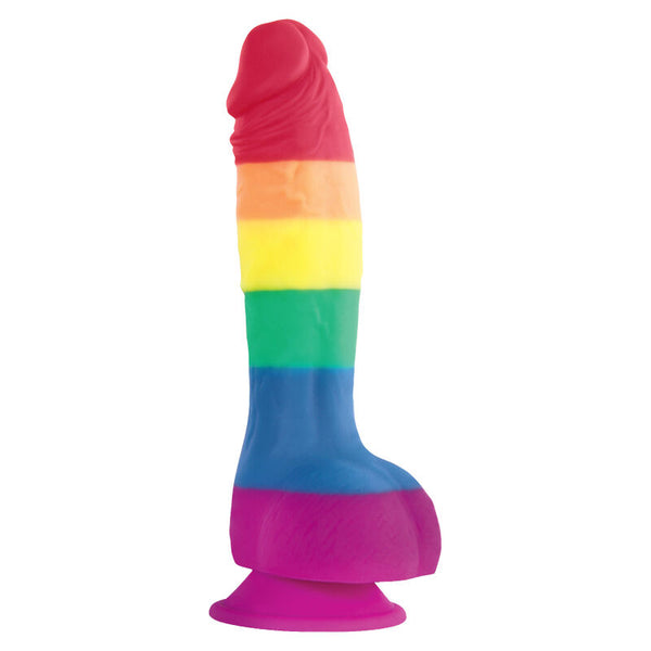 PRIDE - LGBT Flag Dildo med sugekopp 15 cm