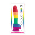 PRIDE - LGBT Flag Dildo med sugekopp 19 cm