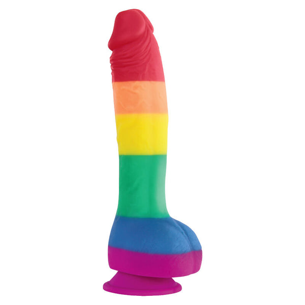 PRIDE - LGBT Flag Dildo med sugekopp 19 cm