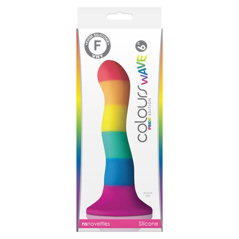 PRIDE - LGBT Flag Wave Silikondildo 17 cm