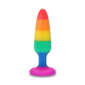 PRIDE - LGBT Flag Twink Buttplugg 8,5 cm