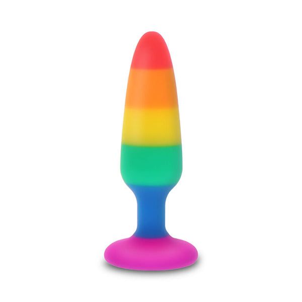 PRIDE - LGBT Flag Twink Buttplugg 8,5 cm