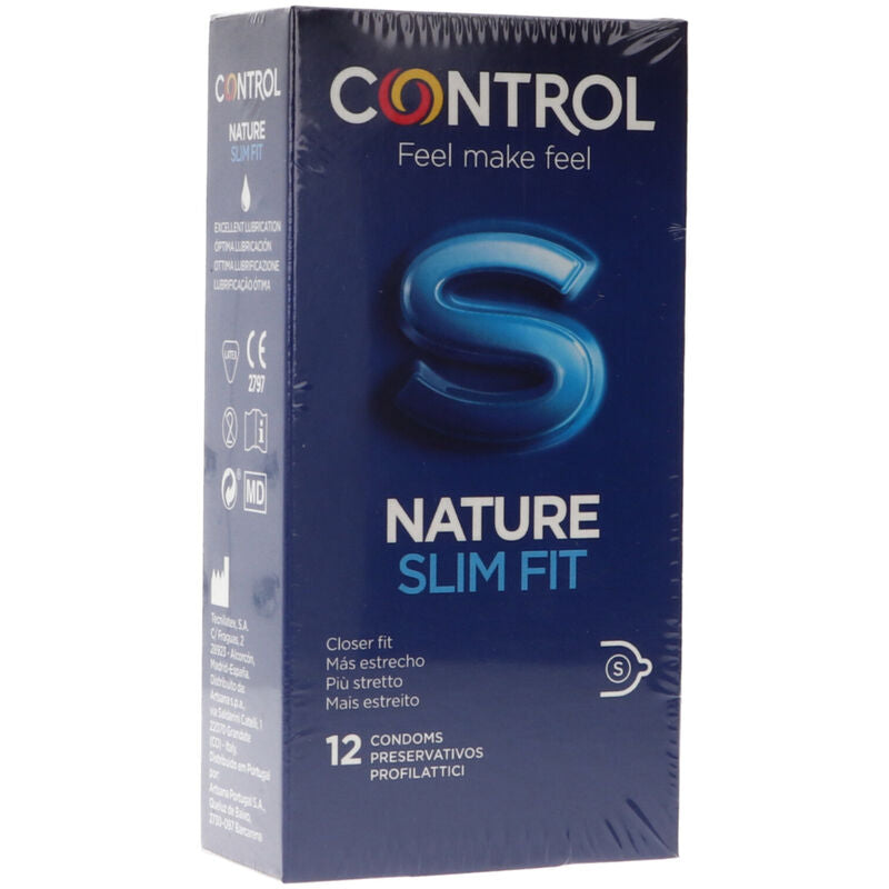 CONTROL - Nature Slim Fit Små kondomer 12 stk