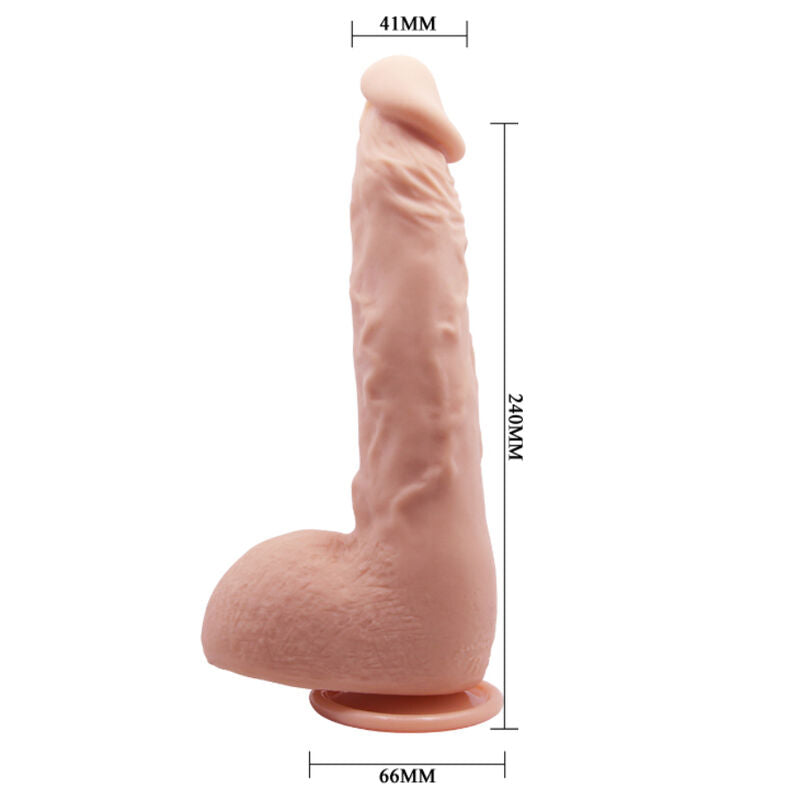 BAILE - Jason Realistisk Dildo Naturlig 24 cm