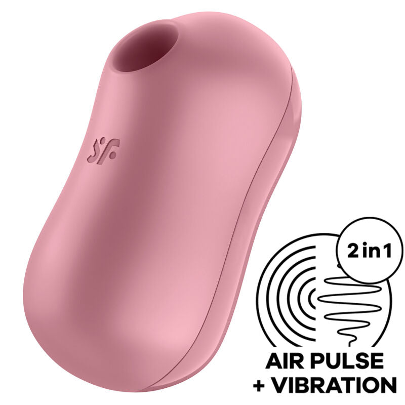 SATISFYER - Cotton Candy Lufttrykksstimulator og vibrator