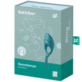 SATISFYER - Vibrerende Penisring Grønn