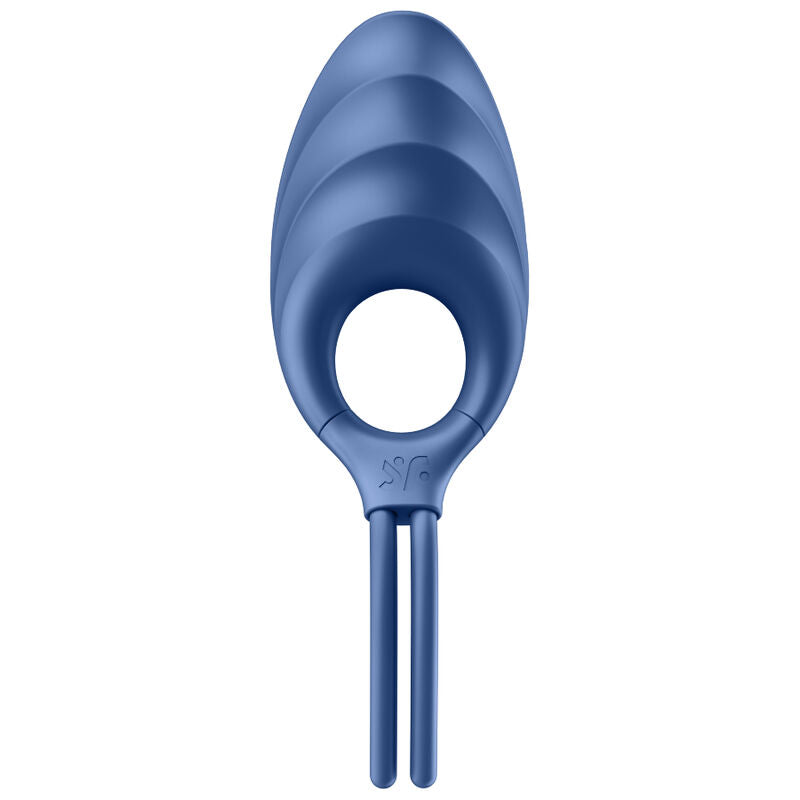 SATISFYER - Vibrerende Penisring Blå